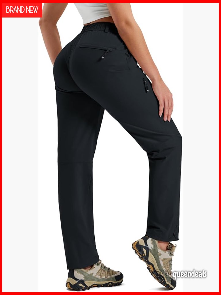 Women's Hiking Cargo Pants Lightweight Quick Dry Upf 50 Water Resistant